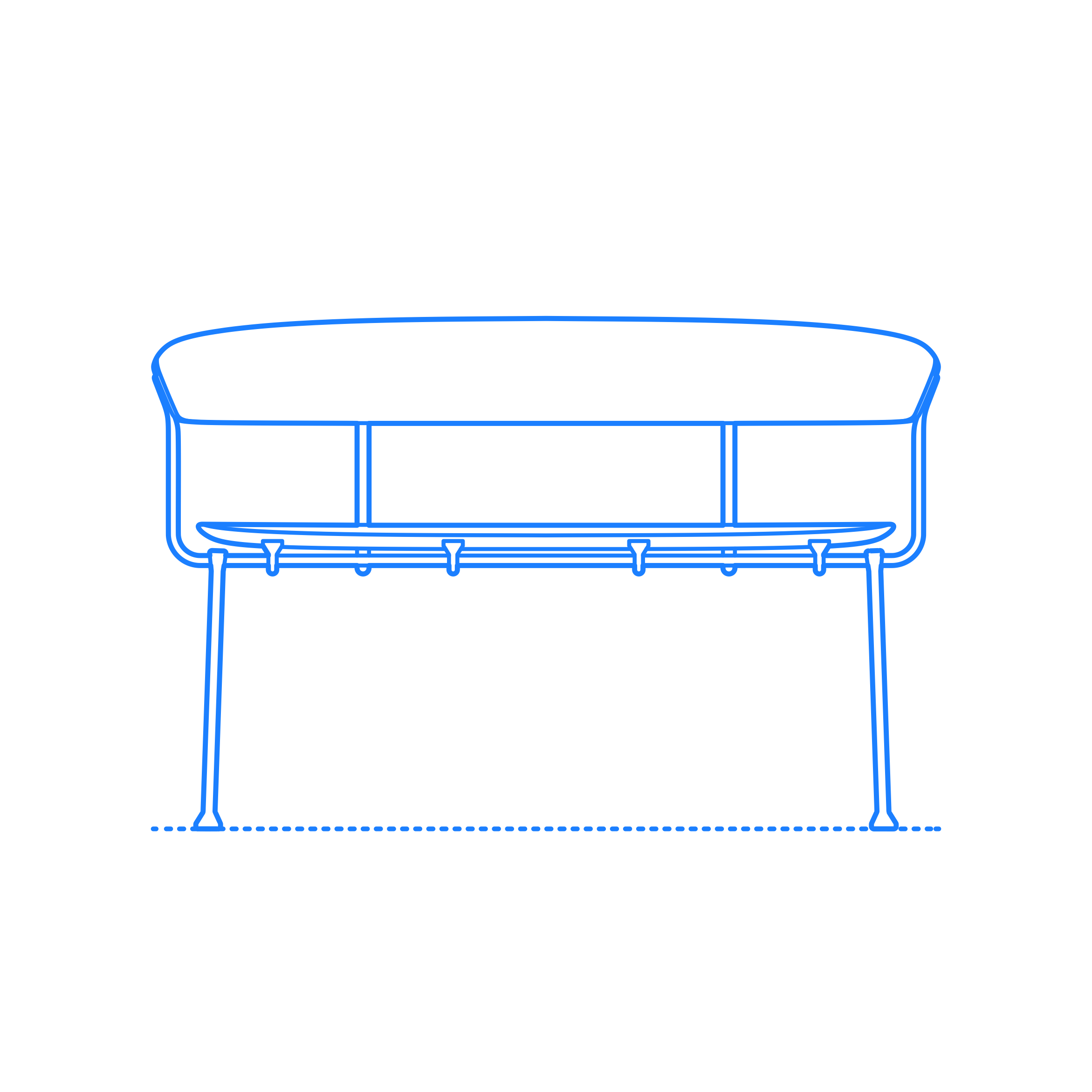 Furniture Benches Magis Officina Bench Craft Design Svg File Free Vectors